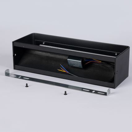Brilagi - уличный настенный светильник DONNANI LED/12W/230V чёрный IP44