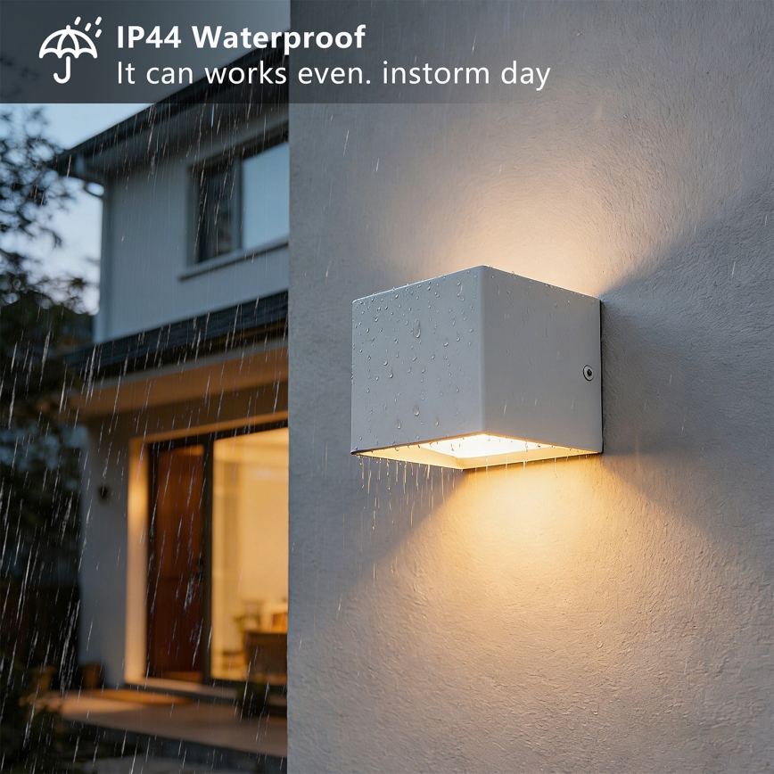 Brilagi - Уличный настенный светильник DONNANI LED/5W/230V белый IP44