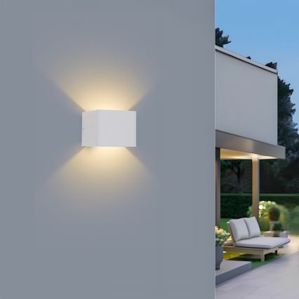 Brilagi - Уличный настенный светильник DONNANI LED/5W/230V белый IP44