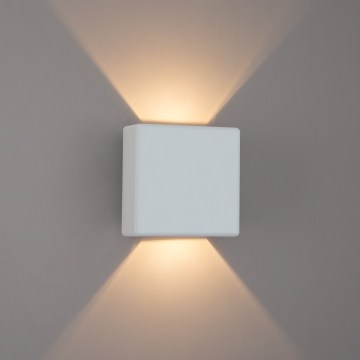 Brilagi - Уличный настенный светильник DOUBLERAY LED/6W/230V белый IP54