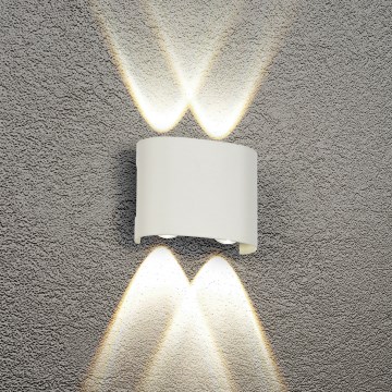 Brilagi - Уличный настенный светильник FLAREBOX LED/4 Вт/230 В белый IP65