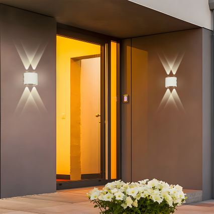 Brilagi - Уличный настенный светильник FLAREBOX LED/4 Вт/230 В белый IP65