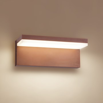 Brilagi - уличный настенный светильник LED TESSI LED/10W/230V коричневый IP54