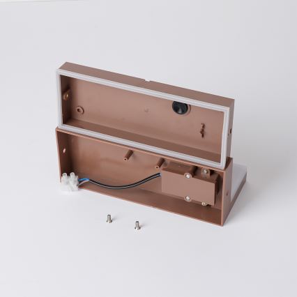 Brilagi - уличный настенный светильник LED TESSI LED/10W/230V коричневый IP54