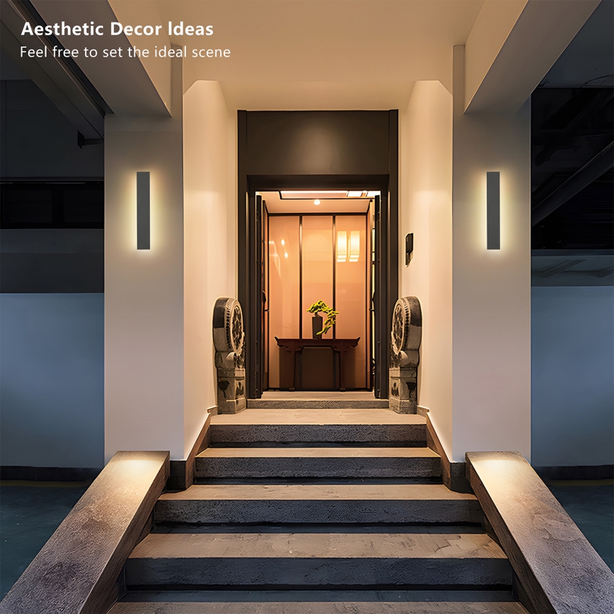 Brilagi - наружный настенный LED-светильник LINEAR LED/8W/230V 3000K IP65 30 см антрацит CRI 90