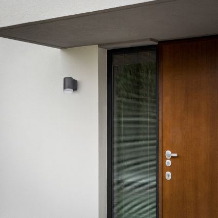 Brilagi - Уличный настенный светильник MATERA 1xGU10/30W/230V антрацит IP54