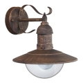 Brilagi - Уличный настенный светильник MOLDE 1xE27/60W/230V IP44 бронза/патина