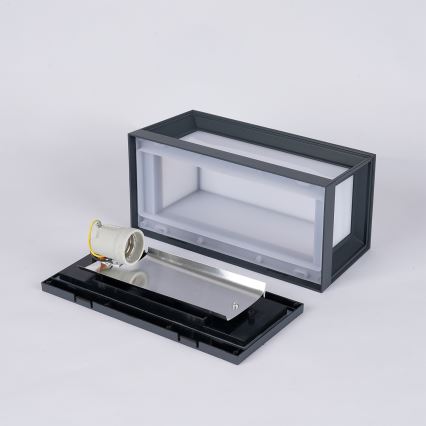 Brilagi - Уличный настенный светильник PARKER 1xE27/60W/230V антрацит IP44