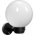 Brilagi - Уличный настенный светильник с датчиком движения HARBOR 1xE27/40W/230V IP33 черный/белый