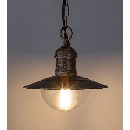 Brilagi - Уличный подвесной светильник MOLDE 1xE27/60W IP44 бронза/патина