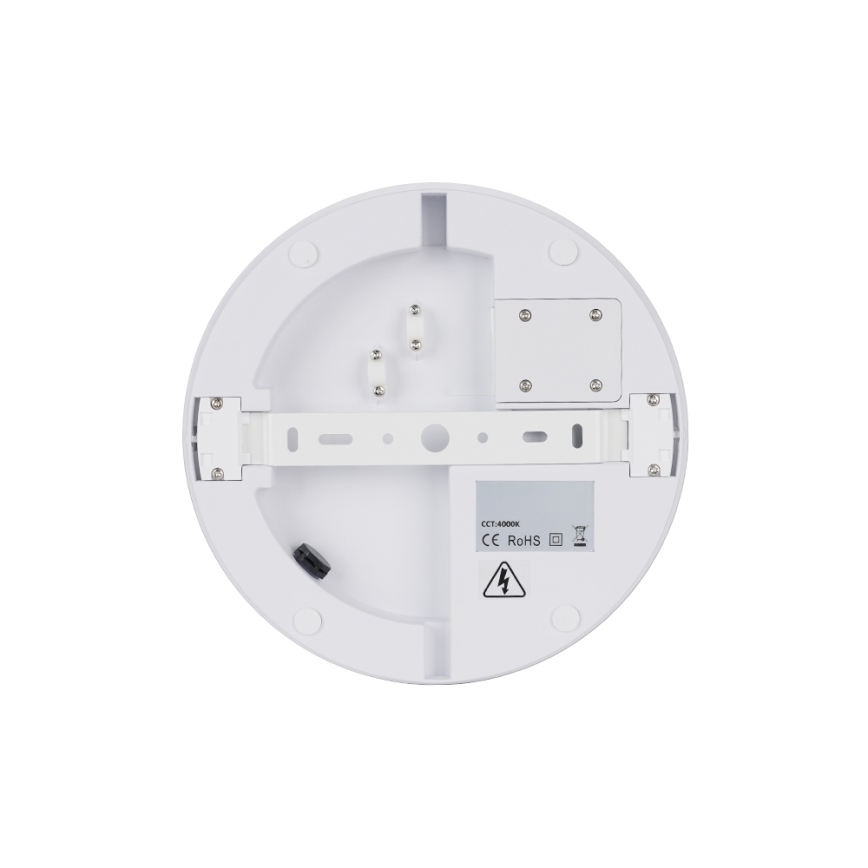 Brilagi - Уличный потолочный светильник BENE LED/18 Вт/230 В, диам. 21,5 см, белый, IP54