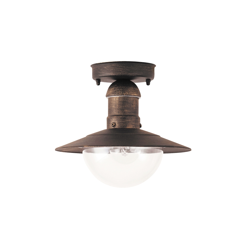 Brilagi - уличный потолочный светильник MOLDE 1xE27/60W IP44 бронза/патина