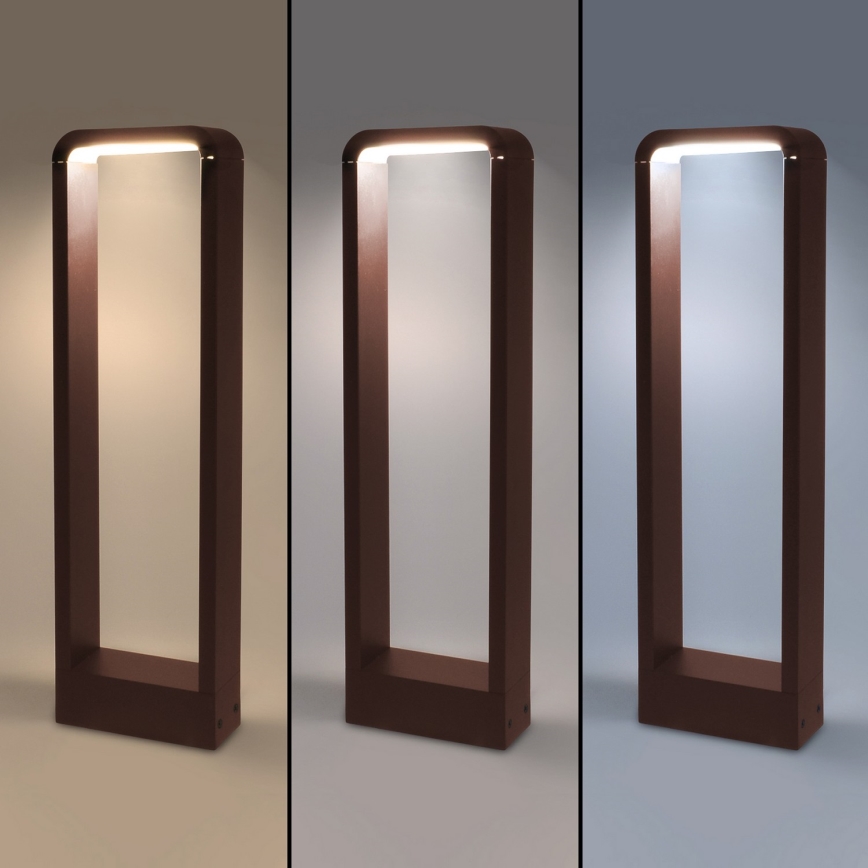 Brilagi - уличный светильник BARI LED/7 Вт/230 В 3000/4000/6000 К коричневый IP54 50 см