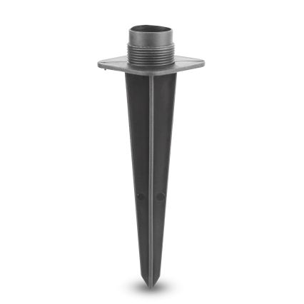 Brilagi - Уличный светильник с 2 розетками SCHUKO 1xE14/15W/230V IP44 чёрный