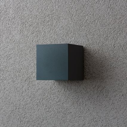 Brilagi - Уличный светодиодный настенный светильник CUBE LED/6W/230V антрацит IP54