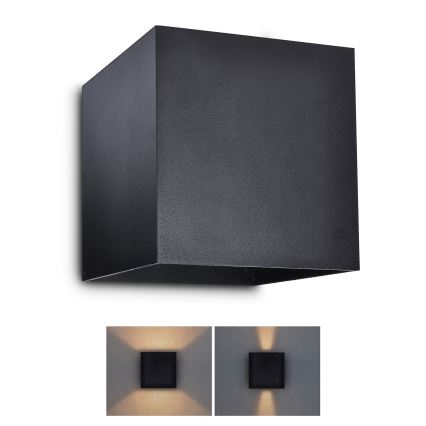 Brilagi - Уличный светодиодный настенный светильник CUBE LED/6W/230V IP54