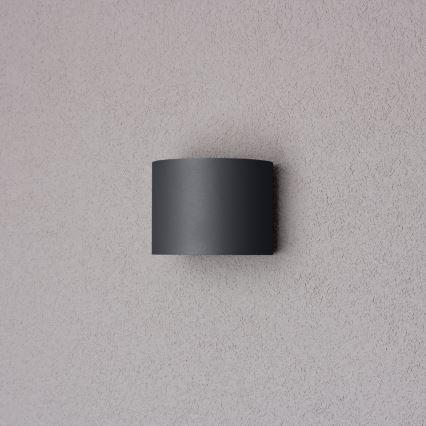Brilagi - Уличный светодиодный настенный светильник RONDO LED/6W/230V антрацит IP54