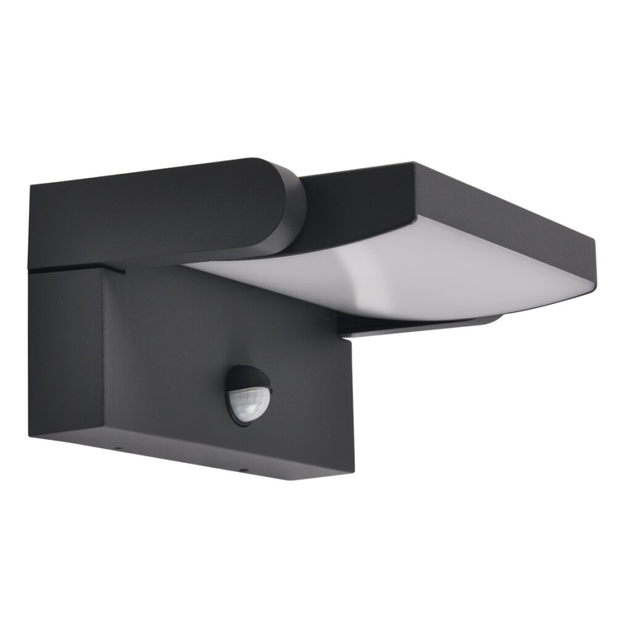 Brilagi - Уличный светодиодный настенный светильник с датчиком ANKLE LED/18W/230V 4000K IP65 антрацит