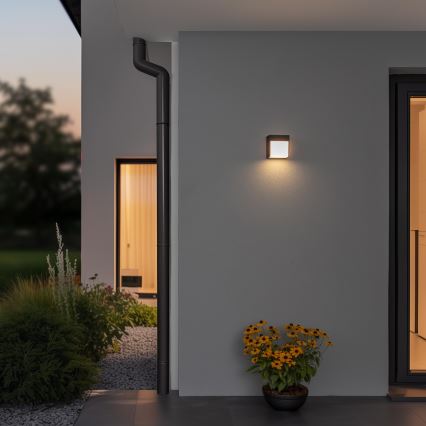 Brilagi - Уличный светодиодный настенный светильник TERNI LED/12W/230V антрацит IP44