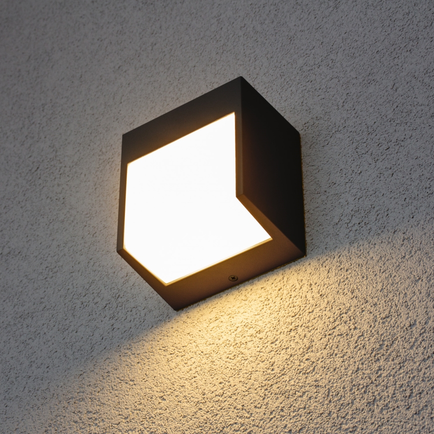 Brilagi - Уличный светодиодный настенный светильник TERNI LED/12W/230V антрацит IP44
