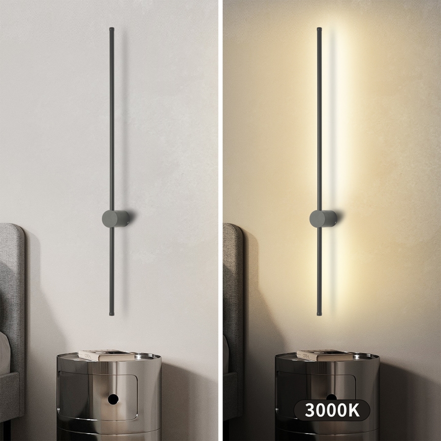 Brilagi - уличный настенный светильник AURA LED/20 Вт/230 В 3000 К IP54 97 см антрацит