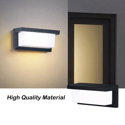 Brilagi - Уличный настенный светильник BRICKY 1xE27/60W/230V черный IP54