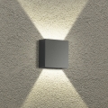 Brilagi - уличный настенный светильник DOUBLERAY LED/4W/230V антрацит IP65
