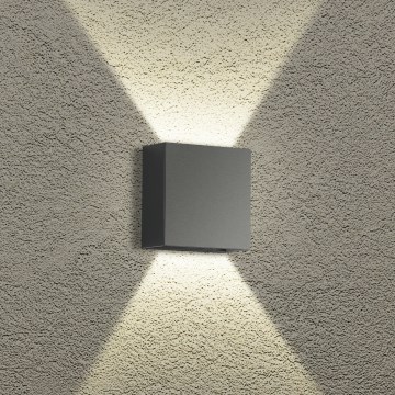 Brilagi - уличный настенный светильник DOUBLERAY LED/4W/230V антрацит IP65
