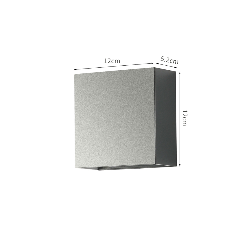 Brilagi - уличный настенный светильник DOUBLERAY LED/4W/230V антрацит IP65