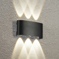 Brilagi - уличный настенный светильник FLAREBOX LED/6W/230V, чёрный, IP65