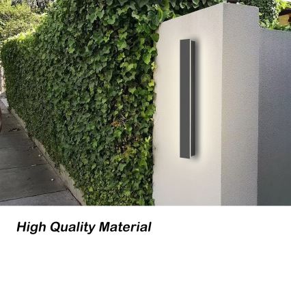 Brilagi - LED наружный настенный светильник LINEAR, 12 Вт, 230 В, 3000 К, IP65, 50 см, антрацит