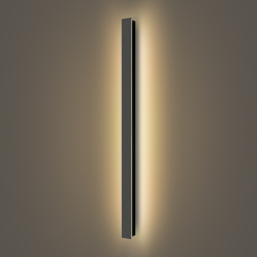 Brilagi - уличный настенный светильник LINEAR LED, 22 Вт, 230 В, 3000 K, IP65, 100 см, чёрный