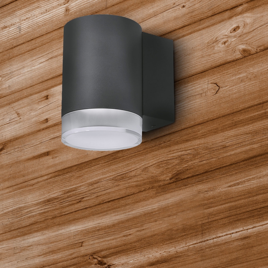 Brilagi - Уличный настенный светильник MATERA 1xGU10/30W/230V антрацит IP54