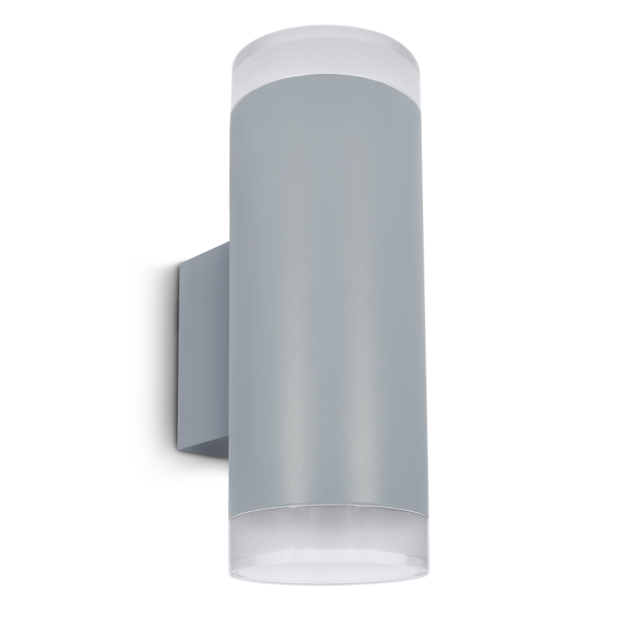 Brilagi - Уличный настенный светильник MATERA 2xGU10/30W/230V серый IP54