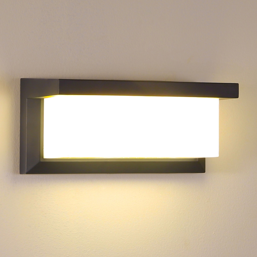 Brilagi - Уличный светодиодный настенный светильник BRICKY LED/12W/230V антрацит IP54