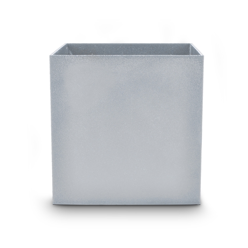 Brilagi - Уличный светодиодный настенный светильник CUBE LED/6W/230V серый IP54