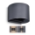 Brilagi - Уличный светодиодный настенный светильник RONDO LED/6W/230V антрацит IP54