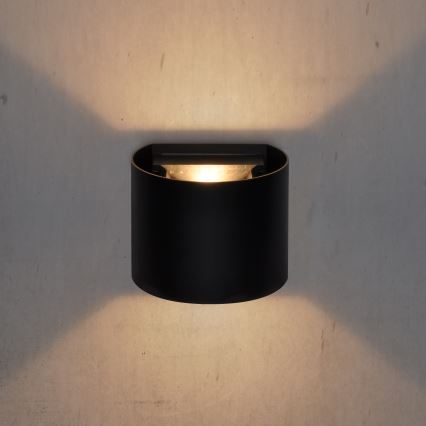 Brilagi - Уличный светодиодный настенный светильник RONDO LED/6W/230V IP54