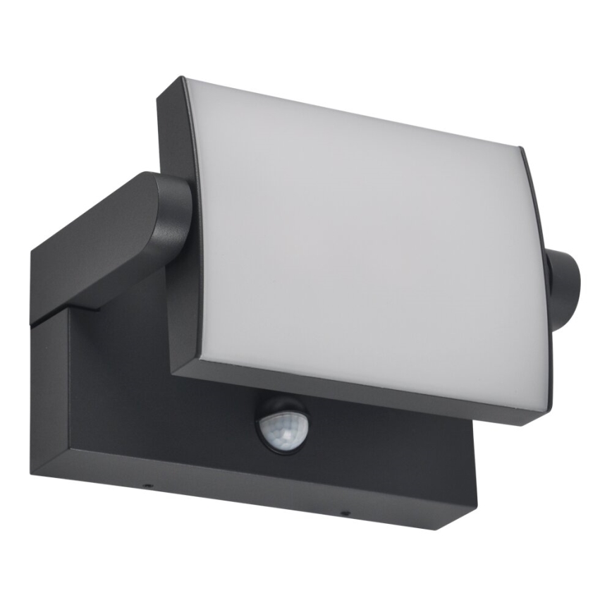Brilagi - Уличный светодиодный настенный светильник с датчиком ANKLE LED/18W/230V 3000K IP65 антрацит
