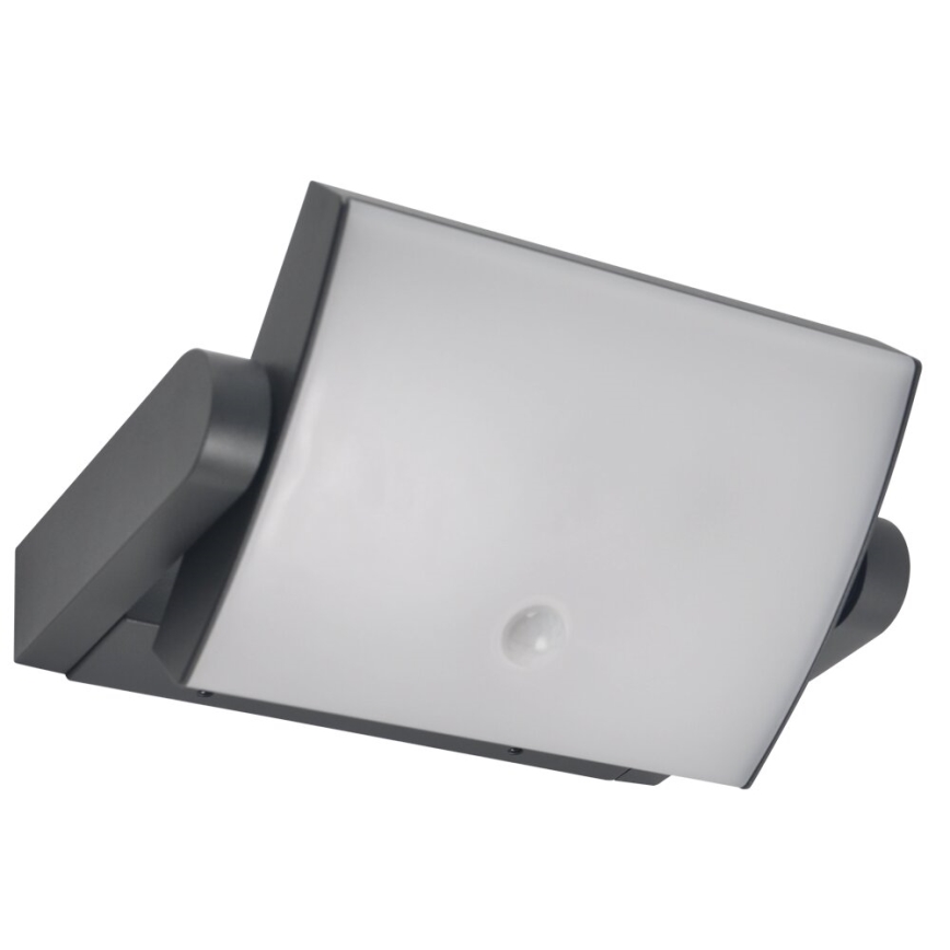 Brilagi - Уличный светодиодный настенный светильник с датчиком ANKLE LED/18W/230V 3000K IP65 антрацит