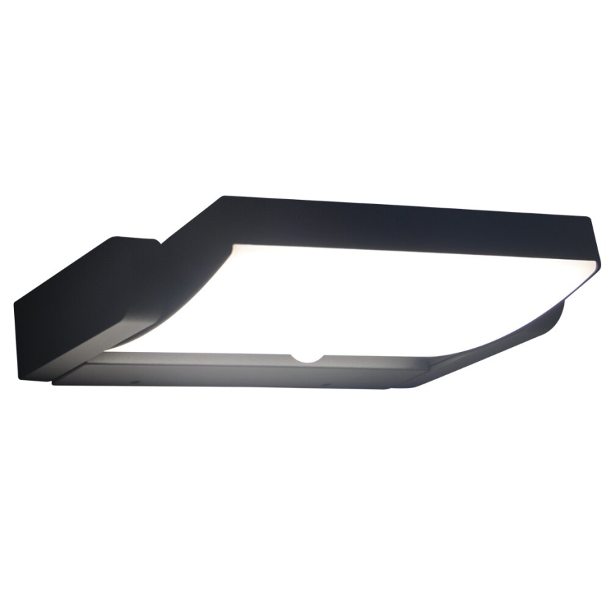 Brilagi - Уличный светодиодный настенный светильник с датчиком ANKLE LED/18W/230V 4000K IP65 антрацит