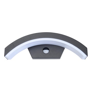 Brilagi - Уличный светодиодный настенный светильник с датчиком ARCELO LED/8W/230V IP54