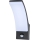 Brilagi - Уличный светодиодный настенный светильник с датчиком ARCELO LED/9W/230V IP44