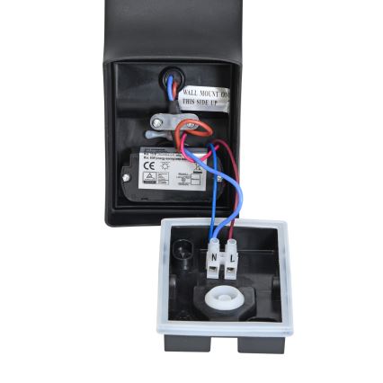 Brilagi - Уличный светодиодный настенный светильник с датчиком ARCELO LED/9W/230V IP44