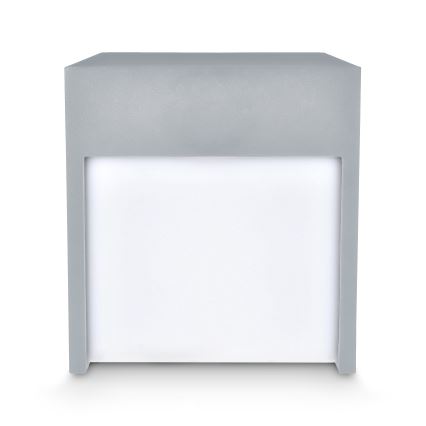 Brilagi - Уличный светодиодный настенный светильник TERNI LED/12W/230V серый IP44