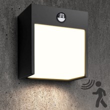 Brilagi - Уличный светодиодный настенный светильник с датчиком TERNI LED/12W/230V IP54