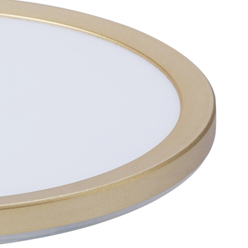 Brilagi - ультратонкий потолочный светильник для ванной комнаты LED/18W/230V, диам. 30 см, золотой, IP54