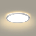 Brilagi - ультратонкий потолочный светильник для ванной комнаты LED 12 Вт/230 В, диаметр 22,5 см, серебристый, IP54