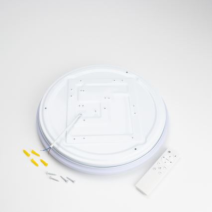 Brilagi - Диммируемый умный потолочный светодиодный светильник LED, 24 Вт, 230 В, диаметр 38 см, 2700–6500K, Wi‑Fi Tuya + пульт дистанционного управления