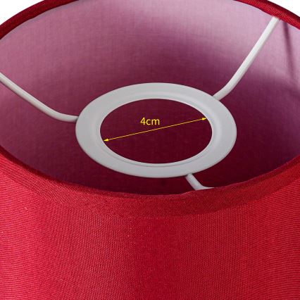 Brilagi - Універсальний абажур NUBILA E27 15,5x14 см помпейський червоний